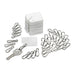 Adir Office ADI689-100, White Plastic Key Tags (100-Pack)-cityfoodequipment.com