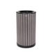 Alpine Industries ALP4400-01-GRY, Round, 32-Gallon Outdoor Trash Container with Slatted Recycled Plastic Panels - Grey-cityfoodequipment.com