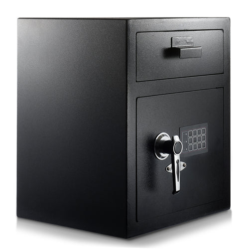 Adir Office ADI670-200-BLK, 1.1 cu. ft. Steel Digital Depository Safe with Digital keypad, Black-cityfoodequipment.com