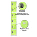 Adir Office ADI629-206-GRN, 72 in. H x 12 in. W 6-Compartment Steel Storage Locker-cityfoodequipment.com