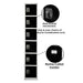 Adir Office ADI629-206-BLK, 72 in. H x 12 in. W 6-Compartment Steel Storage Locker-cityfoodequipment.com