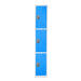 Adir Office ADI629-203-BLU, 72 in. H x 12 in. W Triple-Compartment Steel Storage Locker-cityfoodequipment.com