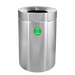 Alpine Industries ALP475-50-CO, 50 Gallon Stainless Steel Compost Can-cityfoodequipment.com