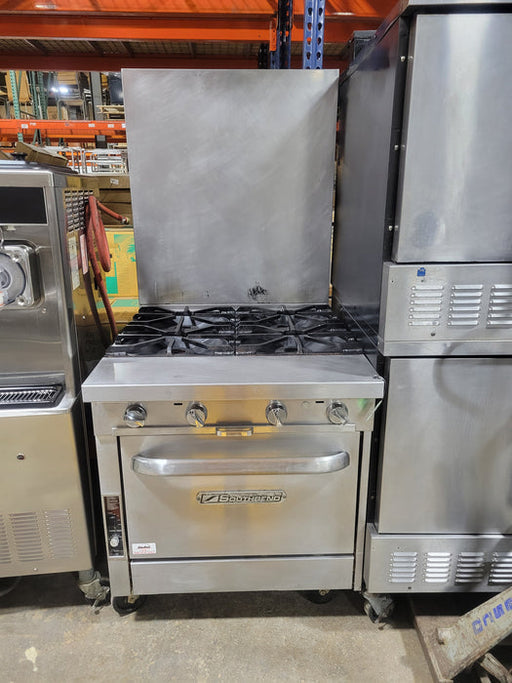 USED Southbend P32A-XX 32" 4 Burner Gas Range w/ Convection-cityfoodequipment.com