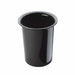 Cal-Mil 1017-13 4 1/2" Round Melamine Cutlery Cylinder, Black-cityfoodequipment.com
