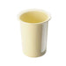 Cal-Mil 1017-61 4 1/2" Round Flatware Cylinder - 5 1/2"H, Melamine, Butter Yellow-cityfoodequipment.com