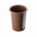 Cal-Mil 1017-62 4 1/2" Round Flatware Cylinder - 5 1/2"H, Melamine, Terra Cotta Orange-cityfoodequipment.com