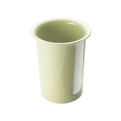 Cal-Mil 1017-63 4 1/2" Round Flatware Cylinder - 5 1/2"H, Melamine, Sage Green-cityfoodequipment.com