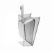 Cal-Mil 1031-64 Wall-Mount Scoop Guard w/ 64 oz Scoop - Polycarbonate, Clear-cityfoodequipment.com