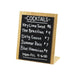 Cal-Mil 1103-811-60 Tabletop WriteOn Menu Board - 10 3/10" x 11 3/4", Bamboo-cityfoodequipment.com