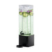 Cal-Mil 1112-1A-13 1 1/2 gal Beverage Dispenser w/ Ice Tube - Plastic Container, Black Base-cityfoodequipment.com