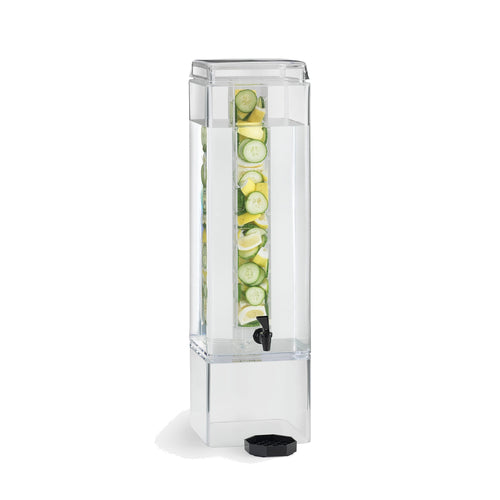 Cal-Mil 1112-5AINF 5 gal Beverage Dispenser w/ Infuser - Plastic Container, Clear Base-cityfoodequipment.com