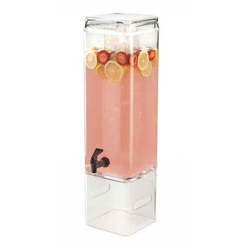 Cal-Mil 1112-5AINFH 5 gal Beverage Dispenser w/ Infuser - Plastic Container, Clear Base-cityfoodequipment.com