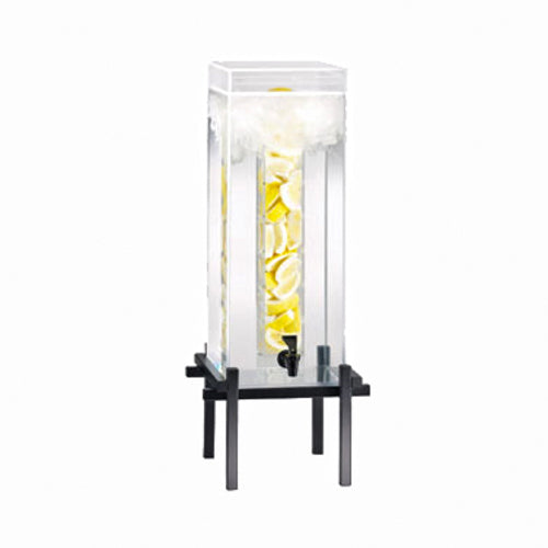 Cal-Mil 1132-3INF-13 3 gal Beverage Dispenser w/ Infuser - Plastic Container, Black Base-cityfoodequipment.com