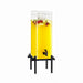Cal-Mil 1132-5-13 5 gal Beverage Dispenser w/ Ice Tube - Plastic Container, Black Base-cityfoodequipment.com