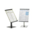 Cal-Mil 1153-15-74 15" Freestanding Menu/Sign Holder - 8" x 11", Silver-cityfoodequipment.com