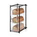 Cal-Mil 1155-13 3 Tier Bread Case - Black-cityfoodequipment.com