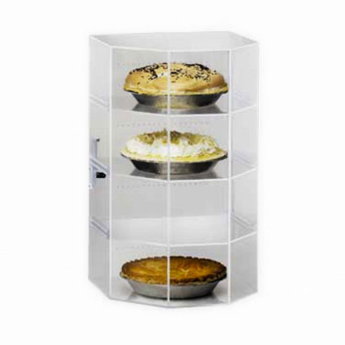 Cal-Mil 252 Countertop Display Case w/ Hex Front & (4) 12 x 12" Levels-cityfoodequipment.com