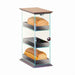 Cal-Mil 1204-52 3 Tier Bread Display Case w/ Hinged Door - Acrylic, Clear-cityfoodequipment.com