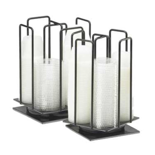 Cal-Mil 1212-2 Cup & Lid Organizer, (4) Compartment, All Cup Types-cityfoodequipment.com