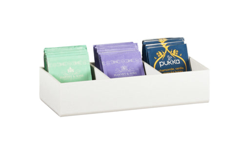 Cal-Mil 1246-15 Condiment Organizer w/ (3) Bins - White-cityfoodequipment.com