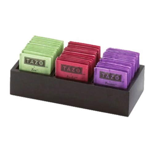 Cal-Mil 1246-96 Condiment Organizer w/ (3) Bins - Black-cityfoodequipment.com