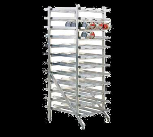 New Age 73"H Stationary Can Rack w/ (288) #5 Capacity, Adjustable Feet (1254)-cityfoodequipment.com