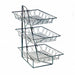 Cal-Mil 1293-3 3 Tier Display Rack w/ 12" Square Wire Baskets, Black Wire-cityfoodequipment.com