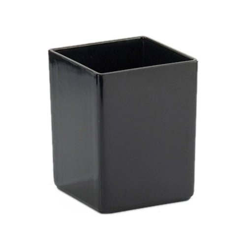 Cal-Mil 1391-13M Cater Choice Box - 5x5x6", Melamine, Black-cityfoodequipment.com