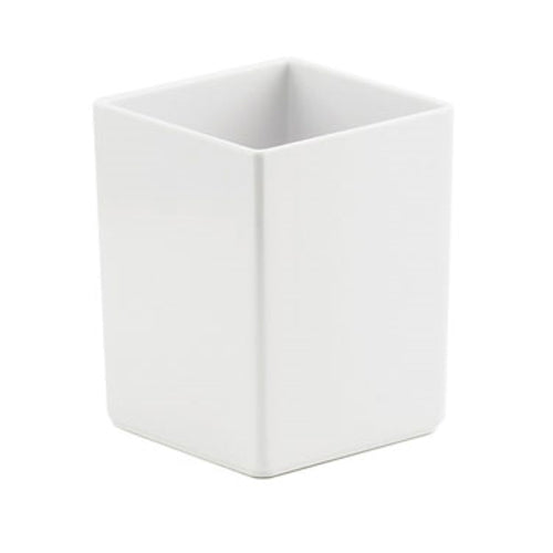 Cal-Mil 1391-15M Cater Choice Box - 5x5x6", Melamine, White-cityfoodequipment.com