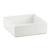 Cal-Mil 1393-15M Cater Choice Box - 10x10x3", Melamine, White-cityfoodequipment.com