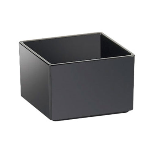 Cal-Mil 1395-13M Cater Choice Box - 5x5x3", Melamine, Black-cityfoodequipment.com