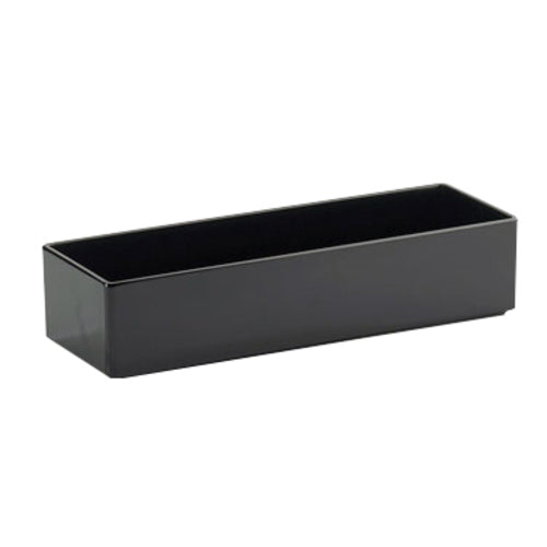 Cal-Mil 1396-13M Cater Choice Box - 5x15x3", Melamine, Black-cityfoodequipment.com