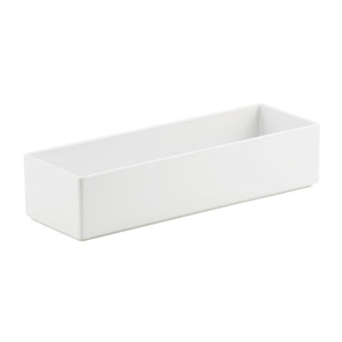 Cal-Mil 1396-15M Cater Choice Box - 5x15x3", Melamine, White-cityfoodequipment.com