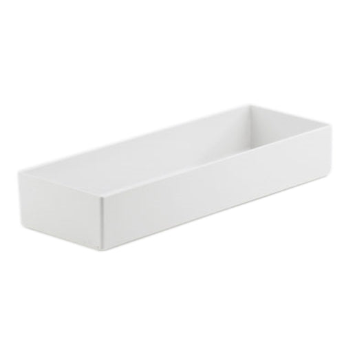 Cal-Mil 1397-15M Cater Choice Box - 7x20x3", Melamine, White-cityfoodequipment.com