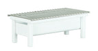 Cal-Mil 1409-22-15 Rectangular Chafer Alternative - 19 3/4"W x 10"D x 7"H, Metal, White-cityfoodequipment.com