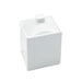 Cal-Mil 1432-15 Square 12 oz Condiment Jar - White-cityfoodequipment.com