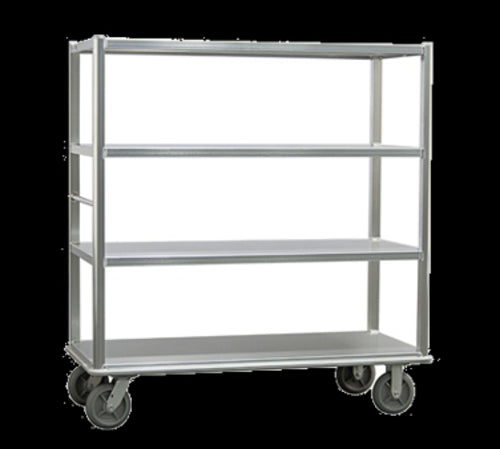 New Age Queen Mary Cart - 4 Levels, 2500 lb. Capacity, Aluminum, Marine Edges (1452)-cityfoodequipment.com
