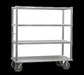 New Age Queen Mary Cart - 4 Levels, 2500 lb. Capacity, Aluminum, Marine Edges (1452)-cityfoodequipment.com