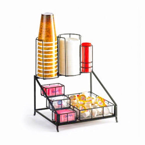 Cal-Mil 1453 Cup & Lid Organizer, (7) Compartment, All Cup Types-cityfoodequipment.com