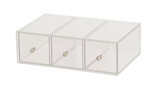 Cal-Mil 1479 Display Bin w/ 3 Drawers For 1471 Merchandiser-cityfoodequipment.com
