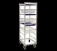 New Age 20 3/8"W 9 Sheet Pan Rack w/ 7 1/2" Bottom Load Slides (1486)-cityfoodequipment.com