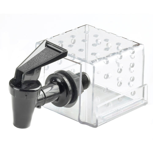 Cal-Mil 148FILTER Pulp Filter w/ Spigot for Beverage Dispensers - 2 1/2" x 2 1/2", Plastic-cityfoodequipment.com