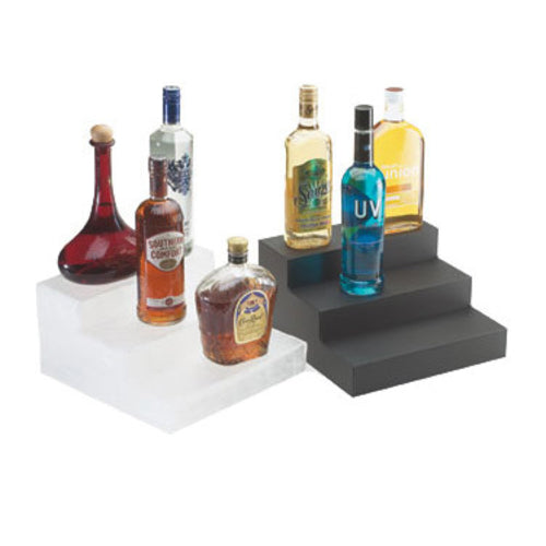 Cal-Mil 1491-67 3 Step Bottle Display, 12 x 13 x 6 3/4" High, Crystal Ice Acrylic-cityfoodequipment.com