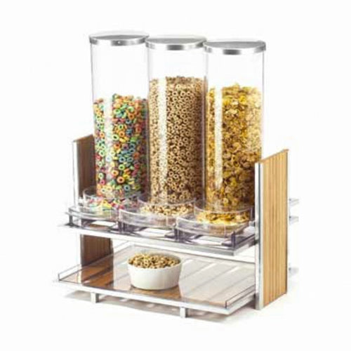 Cal-Mil 1499 Countertop Cereal Dispenser, (3) 2 7/10 liter Hoppers-cityfoodequipment.com