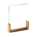 Cal-Mil 1510-811-60 Tabletop Menu Card Holder - 8 1/2" x 11", Acrylic/Bamboo-cityfoodequipment.com