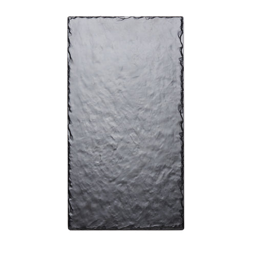Cal-Mil 1522-1020-65M Rectangular Serving Board - 20" x 10", Melamine, Black Faux Slate-cityfoodequipment.com