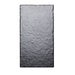 Cal-Mil 1522-1020-65M Rectangular Serving Board - 20" x 10", Melamine, Black Faux Slate-cityfoodequipment.com