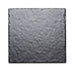 Cal-Mil 1522-1212-65M 12" Square Serving Board - Melamine, Black Faux Slate-cityfoodequipment.com