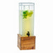 Cal-Mil 1527-3INF-99 3 gal Beverage Dispenser w/ Infuser - Plastic Container, Reclaimed Wood Base-cityfoodequipment.com